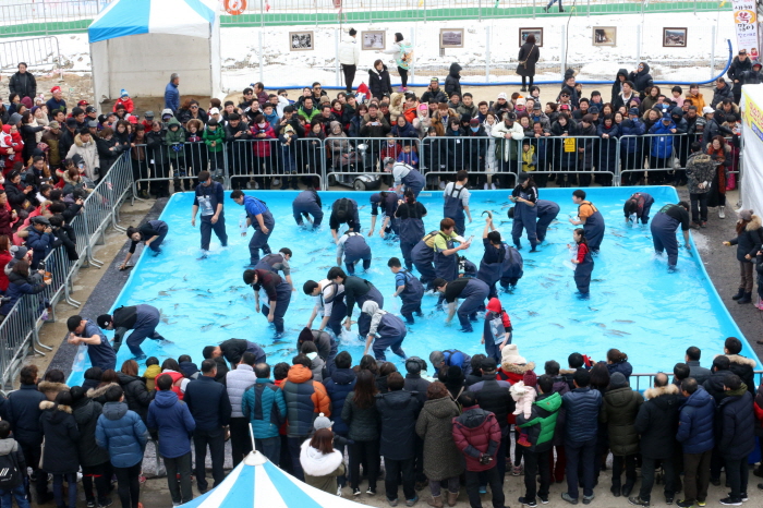 洪川江冬季庆典홍천강 꽁꽁축제