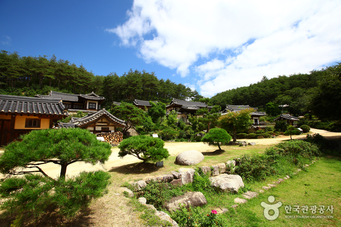 Aldea Gunja en Andong (Sitio Arqueológico de Ocheon) (안동 군자마을(오천유적지))
